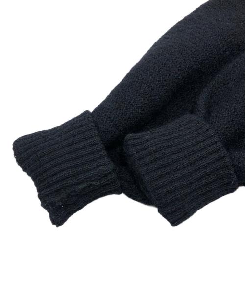 USED（ユーズド）USED (ユーズド) ヴィンテージブラックモヘアウールカーディガン ネイビー サイズ:Sの古着・服飾アイテム