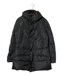 PEUTEREY（ピューテリー）の古着「フーデットダウンジャケット」｜ブラック