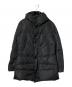PEUTEREY（ピューテリー）の古着「フーデットダウンジャケット」｜ブラック