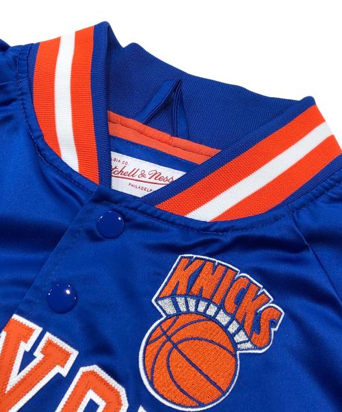 MITCHELL & NESS（ミッチェルアンドネス）MITCHELL & NESS (ミッチェルアンドネス) スタジャン/NEW YORK KNICKS ブルー サイズ:Lの古着・服飾アイテム
