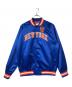 MITCHELL & NESS（ミッチェルアンドネス）の古着「スタジャン/NEW YORK KNICKS」｜ブルー
