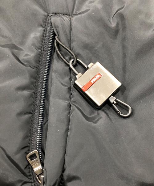 PRADA SPORTS（プラダスポーツ）PRADA SPORTS (プラダスポーツ) ナイロンパデッドレイズドネックコート ブラック サイズ:48の古着・服飾アイテム