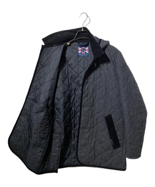 LAVENHAM（ラベンハム）LAVENHAM (ラベンハム) キルティングジャケット グレー サイズ:Sの古着・服飾アイテム