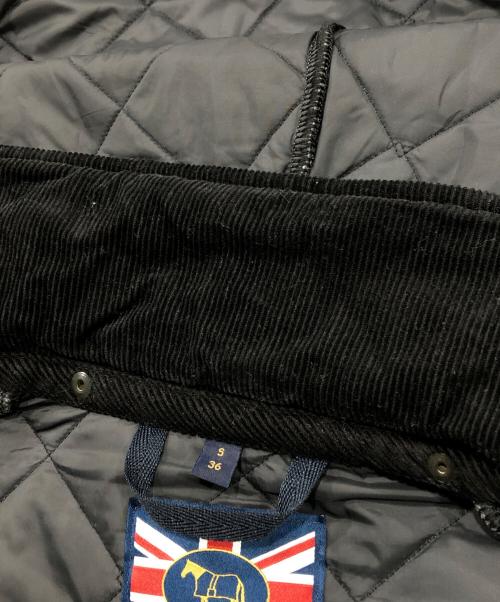 LAVENHAM（ラベンハム）LAVENHAM (ラベンハム) キルティングジャケット グレー サイズ:Sの古着・服飾アイテム