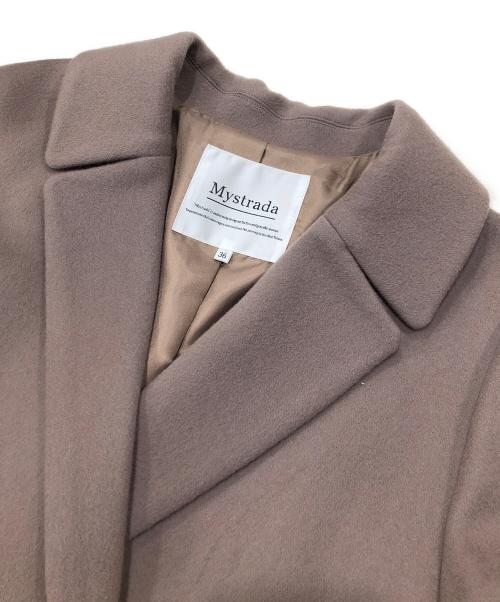 Mystrada（マイストラーダ）Mystrada (マイストラーダ) オーバーコート ベージュ サイズ:36の古着・服飾アイテム
