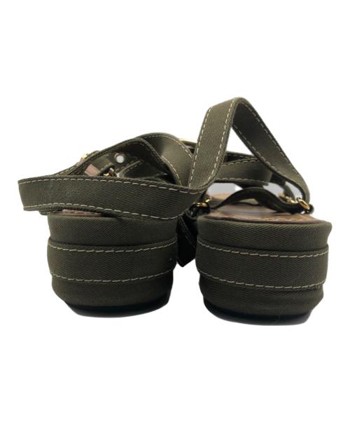 MARNI（マルニ）MARNI (マルニ) ベルトストラップサンダル オリーブ サイズ:24の古着・服飾アイテム