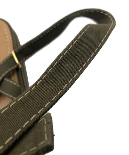 MARNI（マルニ）MARNI (マルニ) ベルトストラップサンダル オリーブ サイズ:24の古着・服飾アイテム