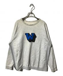 WTAPS（ダブルタップス）の古着「カレッジロゴスウェット」｜ホワイト