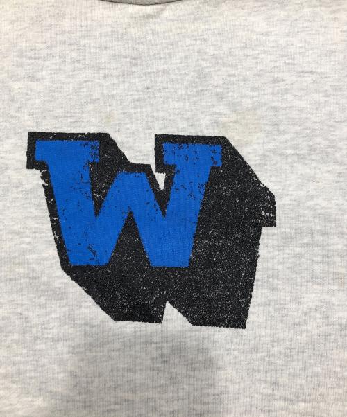 WTAPS（ダブルタップス）WTAPS (ダブルタップス) カレッジロゴスウェット ホワイト サイズ:不明の古着・服飾アイテム