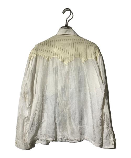 TOGA VIRILIS（トーガ ビリリース）TOGA VIRILIS (トーガ ビリリース) Cupra jacquard shirt ベージュ サイズ:44の古着・服飾アイテム