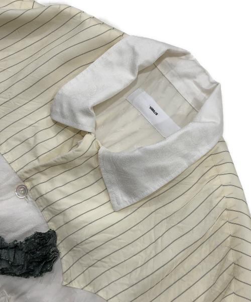 TOGA VIRILIS（トーガ ビリリース）TOGA VIRILIS (トーガ ビリリース) Cupra jacquard shirt ベージュ サイズ:44の古着・服飾アイテム