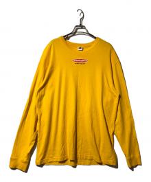 THE BLACK EYE PATCH（ブラックアイパッチ）の古着「DO NOT TOUCH HOT/ロングスリーブカットソー」｜イエロー