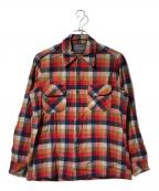 PENDLETONペンドルトン）の古着「70s ウールチェックシャツ」｜ブラウン
