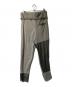 Vivienne Westwood RED LABEL (ヴィヴィアンウエストウッドレッドレーベル) 素材切替パンツ グレー サイズ:M：5000円