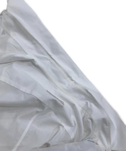 DRIES VAN NOTEN（ドリスヴァンノッテン）DRIES VAN NOTEN (ドリスヴァンノッテン) フロント刺繍ブロードシャツ ホワイト サイズ:44の古着・服飾アイテム