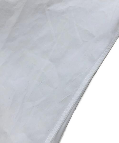 DRIES VAN NOTEN（ドリスヴァンノッテン）DRIES VAN NOTEN (ドリスヴァンノッテン) フロント刺繍ブロードシャツ ホワイト サイズ:44の古着・服飾アイテム