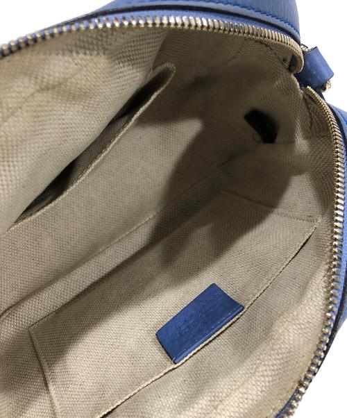 GUCCI（グッチ）GUCCI (グッチ) ソーホー ショルダーバッグ ブルーの古着・服飾アイテム