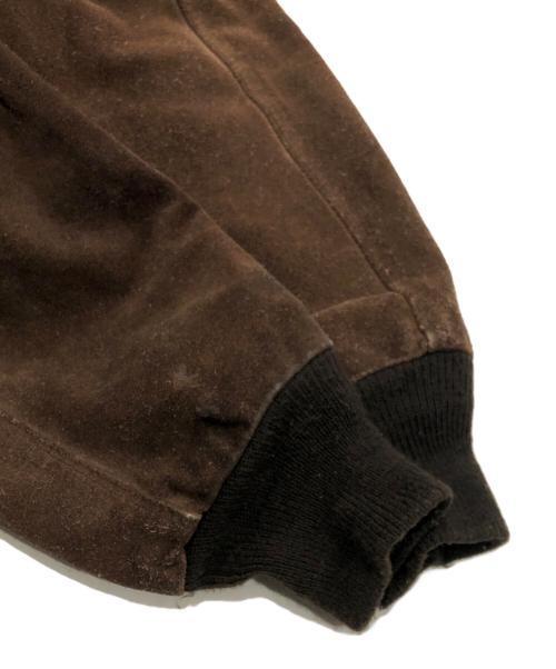 Schott（ショット）Schott (ショット) スウェードボンバージャケット ブラウン サイズ:44の古着・服飾アイテム