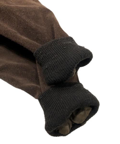 Schott（ショット）Schott (ショット) スウェードボンバージャケット ブラウン サイズ:44の古着・服飾アイテム