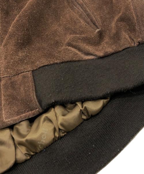 Schott（ショット）Schott (ショット) スウェードボンバージャケット ブラウン サイズ:44の古着・服飾アイテム