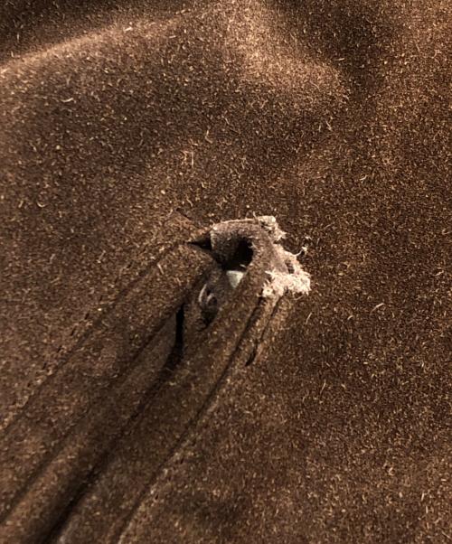 Schott（ショット）Schott (ショット) スウェードボンバージャケット ブラウン サイズ:44の古着・服飾アイテム