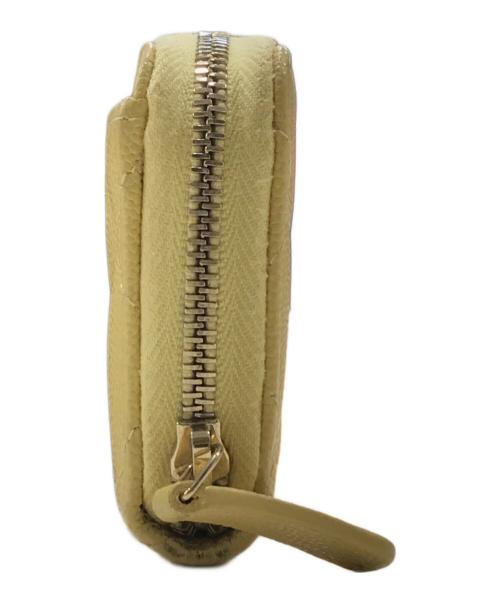 CHANEL（シャネル）CHANEL (シャネル) キャビアスキンコインパース イエローの古着・服飾アイテム