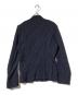 Yohji Yamamoto pour homme (ヨウジヤマモト プールオム) バンドカラースウェットキュビズムジャケット ネイビー サイズ:2：22000円