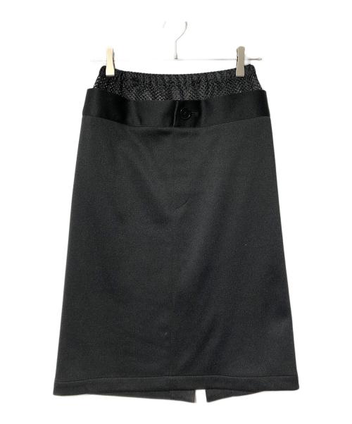 LIMI feu（リミフゥ）LIMI feu (リミフゥ) レイヤードデザインスカート ブラック サイズ:Ｓの古着・服飾アイテム