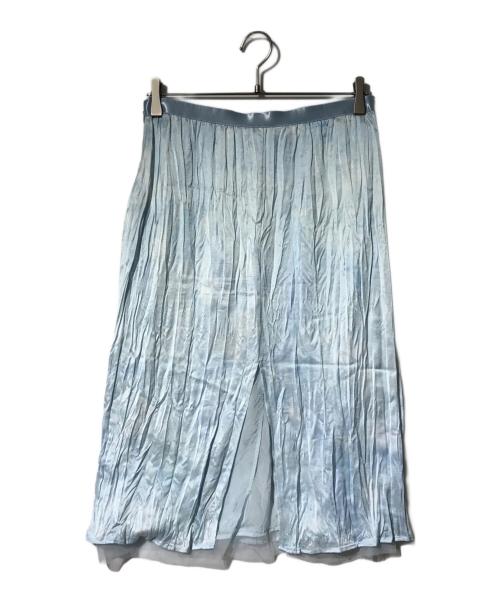 Acne studios（アクネ ストゥディオス）Acne studios (アクネ ストゥディオス) キャット プリント スカート ブルー サイズ:34の古着・服飾アイテム