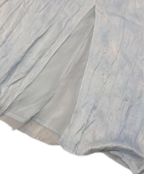 Acne studios（アクネ ストゥディオス）Acne studios (アクネ ストゥディオス) キャット プリント スカート ブルー サイズ:34の古着・服飾アイテム