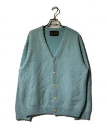 ROUTINE（ルーティン）の古着「シャギーウールカーディガン」｜ブルー