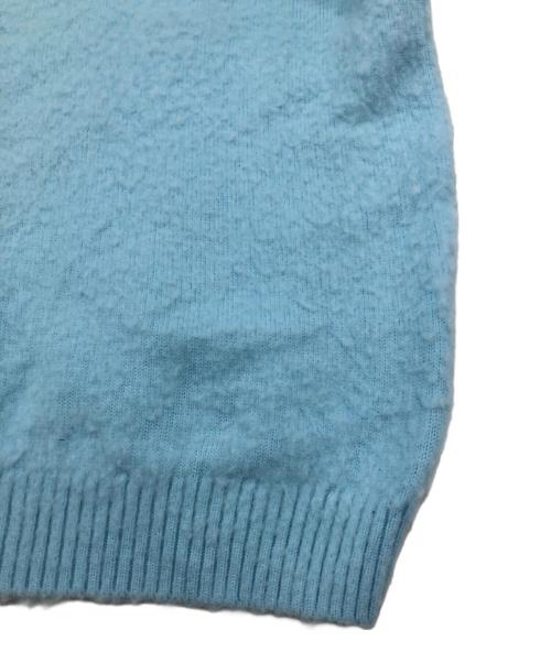 ROUTINE（ルーティン）ROUTINE (ルーティン) シャギーウールカーディガン ブルー サイズ:Fの古着・服飾アイテム