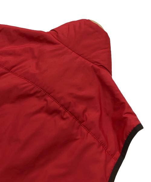 仕立屋 STUDIO GHIBLI（スタジオ ジブリ）仕立屋 STUDIO GHIBLI (スタジオ ジブリ) 襟レザー中綿ベスト レッド サイズ:46の古着・服飾アイテム