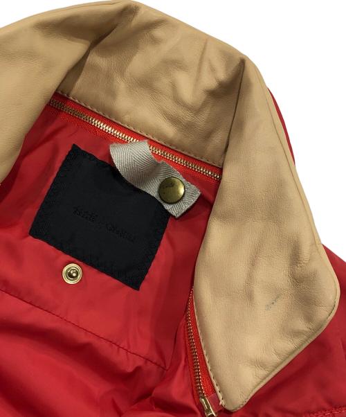 仕立屋 STUDIO GHIBLI（スタジオ ジブリ）仕立屋 STUDIO GHIBLI (スタジオ ジブリ) 襟レザー中綿ベスト レッド サイズ:46の古着・服飾アイテム