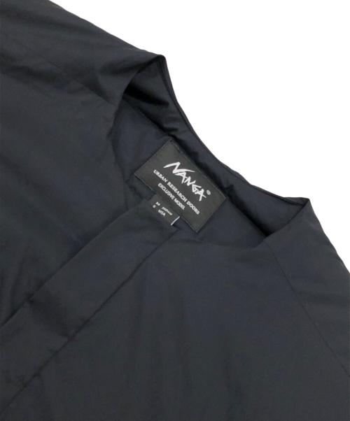 NANGA（ナンガ）NANGA (ナンガ) URBAN RESEARCH DOORS (アーバンリサーチドアーズ) 別注インナーダウンジャケット ブラック サイズ:Mの古着・服飾アイテム