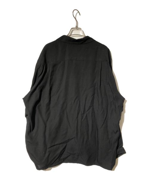 WACKO MARIA（ワコマリア）WACKO MARIA (ワコマリア) オープンカラーシャツ ブラック サイズ:Ｍの古着・服飾アイテム