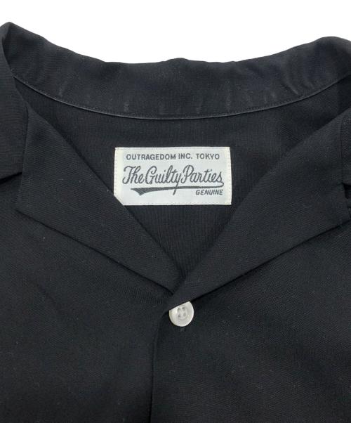 WACKO MARIA（ワコマリア）WACKO MARIA (ワコマリア) オープンカラーシャツ ブラック サイズ:Ｍの古着・服飾アイテム