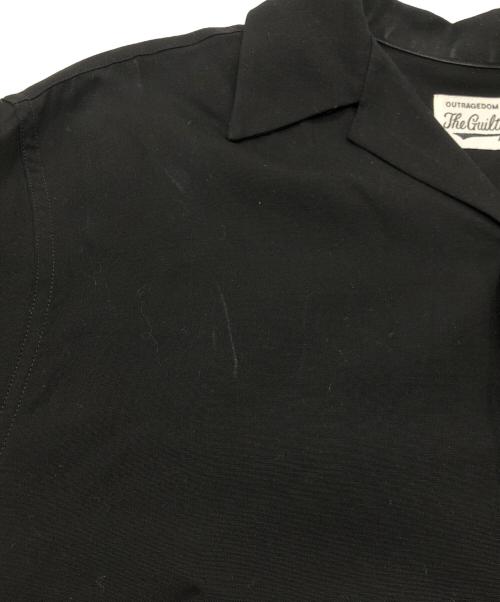 WACKO MARIA（ワコマリア）WACKO MARIA (ワコマリア) オープンカラーシャツ ブラック サイズ:Ｍの古着・服飾アイテム