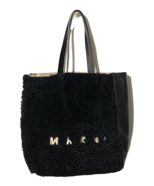 MARNI（マルニ）MARNI (マルニ) MUSEO SOFT LARGE TOTE ブラックの古着・服飾アイテム