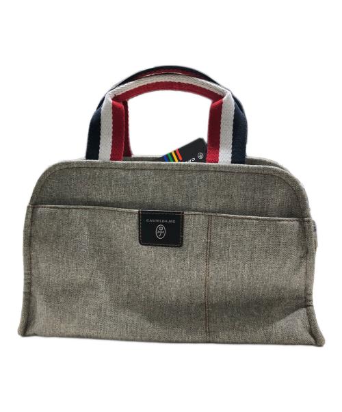 CASTELBAJAC（カステルバジャック）CASTELBAJAC (カステルバジャック) リッツ ミニボストンバッグ グレー 未使用品の古着・服飾アイテム