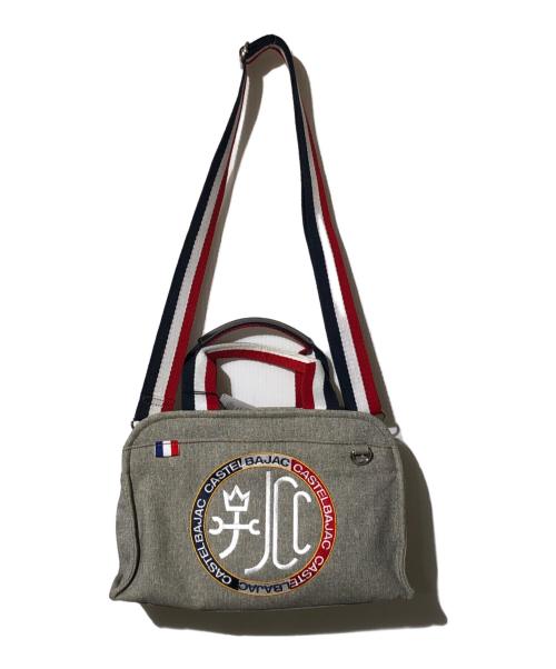 CASTELBAJAC（カステルバジャック）CASTELBAJAC (カステルバジャック) リッツ ミニボストンバッグ グレー 未使用品の古着・服飾アイテム