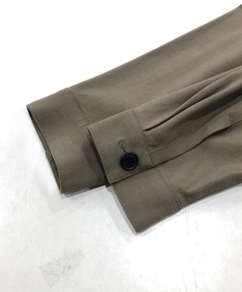 NEMIKA（ネミカ）NEMIKA (ネミカ) スキッパー シャツ ワンピース ブラウン サイズ:7の古着・服飾アイテム