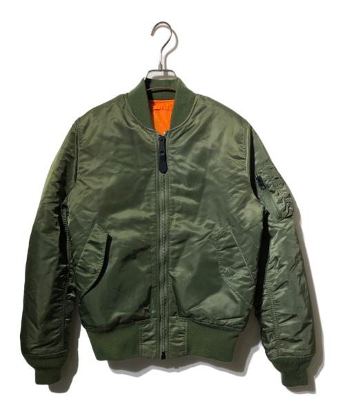ALPHA（アルファ）ALPHA (アルファ) MA-1ジャケット オリーブ サイズ:Ｓの古着・服飾アイテム