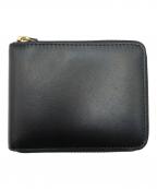 COMME des GARCONSコムデギャルソン）の古着「CLASSIC LEATHER LINE FULL ZIP AROUND WALLET」｜ブラック