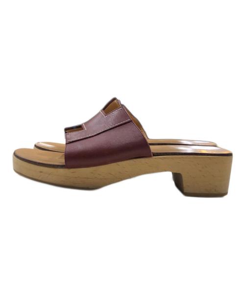 HERMES（エルメス）HERMES (エルメス) ケブラール サンダル ブラウン サイズ:38の古着・服飾アイテム