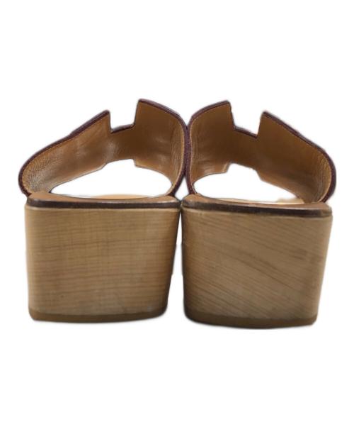 HERMES（エルメス）HERMES (エルメス) ケブラール サンダル ブラウン サイズ:38の古着・服飾アイテム