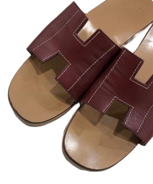 HERMES（エルメス）HERMES (エルメス) ケブラール サンダル ブラウン サイズ:38の古着・服飾アイテム