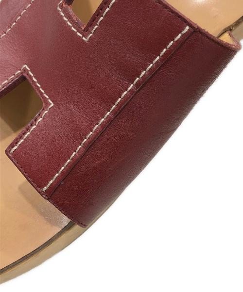 HERMES（エルメス）HERMES (エルメス) ケブラール サンダル ブラウン サイズ:38の古着・服飾アイテム