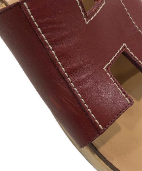 HERMES（エルメス）HERMES (エルメス) ケブラール サンダル ブラウン サイズ:38の古着・服飾アイテム