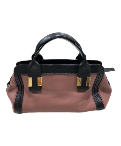 Chloe（クロエ）Chloe (クロエ) リトルアリス ショルダーバッグ ピンク×ブラックの古着・服飾アイテム